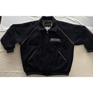 Avirex 75 Wool Jacket USA Flag Blue Varsity Bomber Classics Heroes And Legends3X